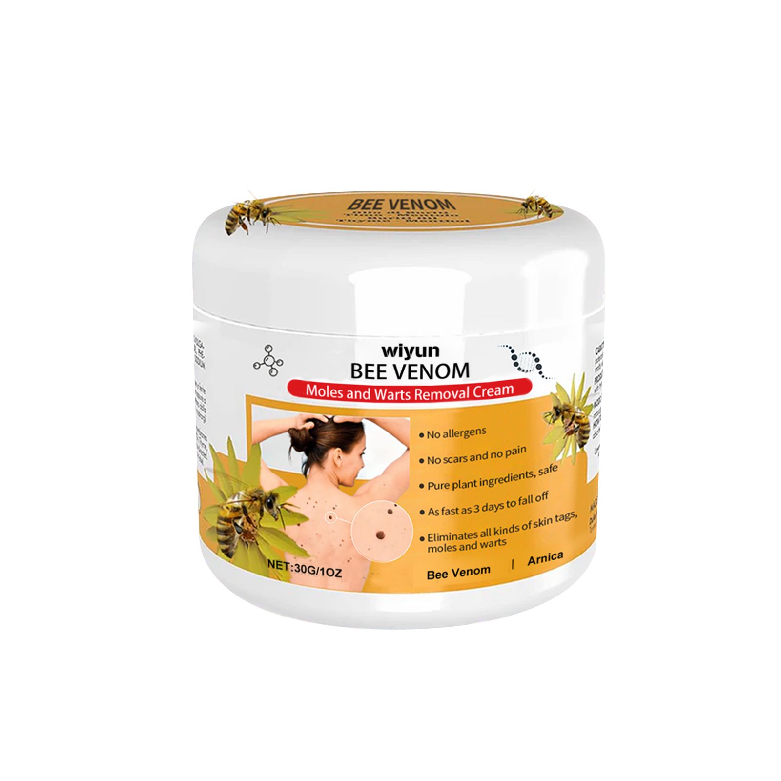 Bee Venom Skin Tag Remover Cream Gentle Cleansing For Warts And Skin Tags Daily Care