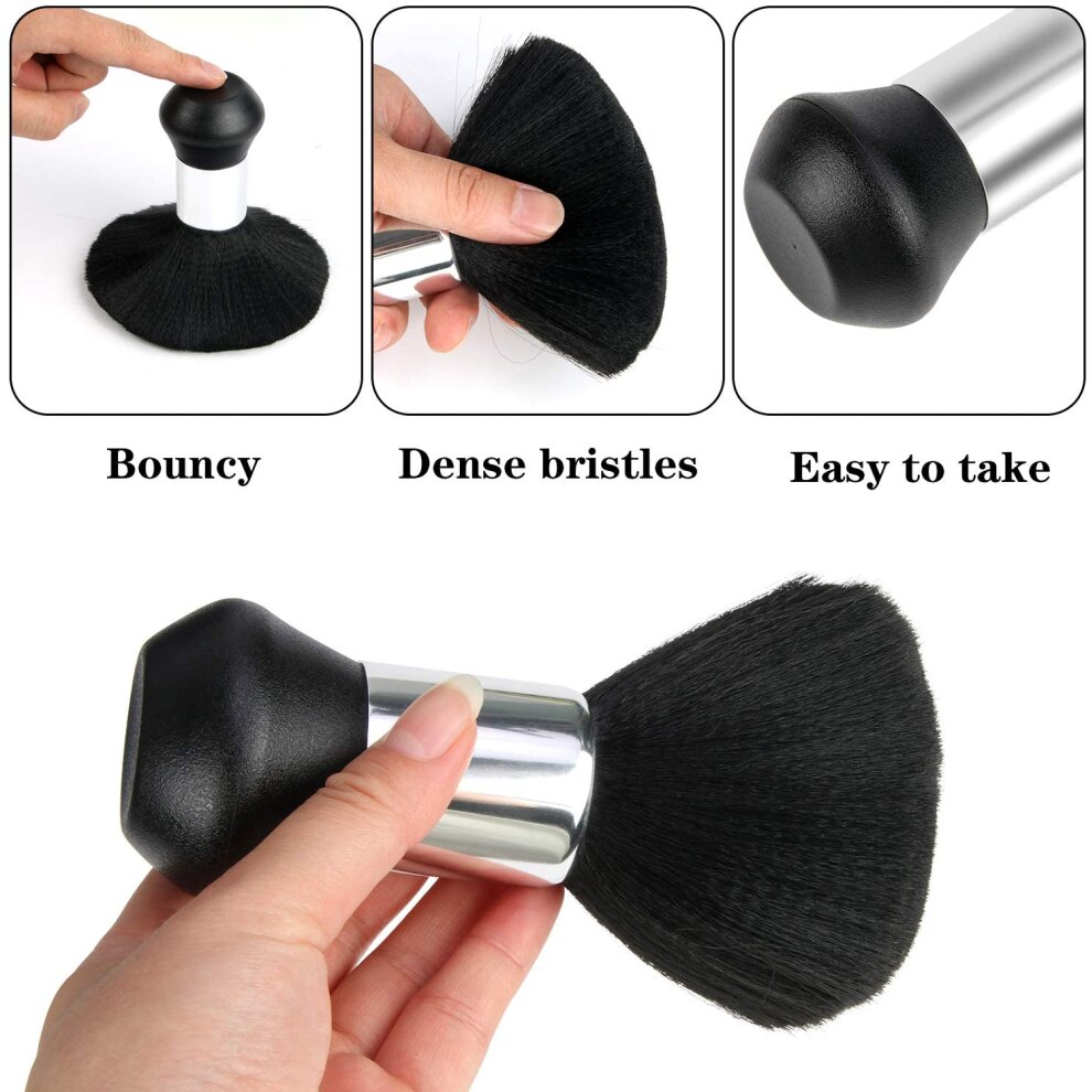Professional Hair Cutting Cape with Neck Duster Brush, Salon Barber Cape, Hair Cutting A