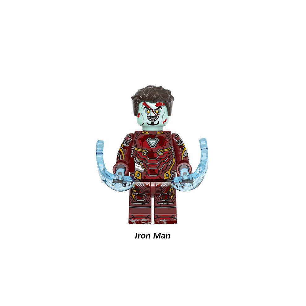 Superhero Avengers Mini Figures Building Blocks Toy 8pcs Zombie Action Figures Collectible Set Movies Fans Mini Characters Toys for Role Playing Creative Toy Boy Girls Gift Fit Lego