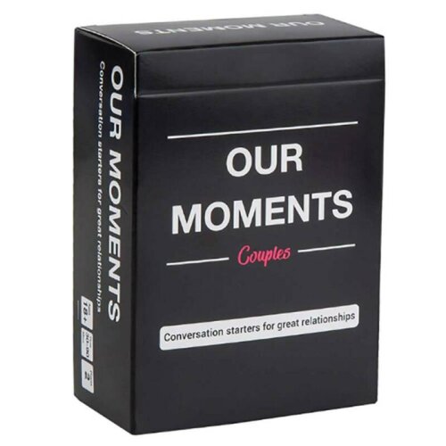 Our Moments Card Couples Funny Game Conversation Starters for Great Relationship