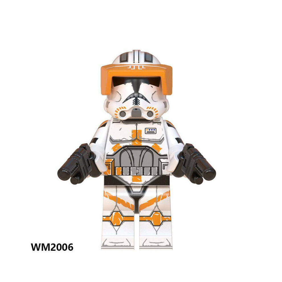 4PCS Star Wars Clone Trooper Cody Rex Commander Fit Lego Minifigures