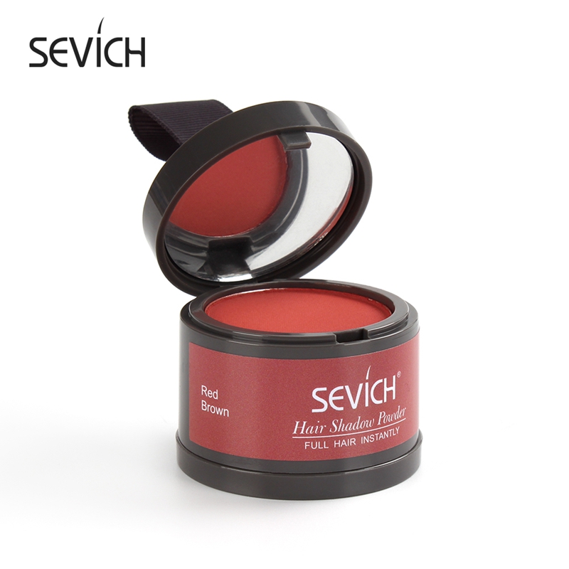 (Dark Brown) Sevich Hairline Powder Repair Hairline Shadow Makeup Hair Concealer Natural Cover Unisex Hair Loss Product