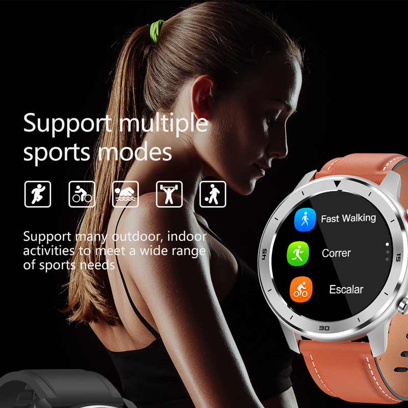 (Black) Smart Watch Men Women Smartwatch Bracelet Fitness Activity Tracker Wearable Devices IP68 Waterproof Heart Rate Monitor Band