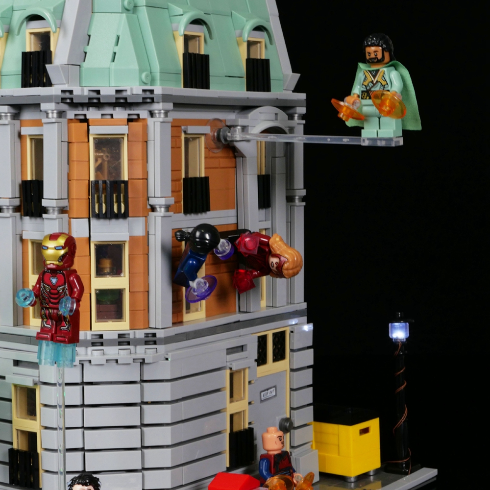 Building Blocks Marvel Sanctum Sanctorum, 3-Storey Modular Building Set, with Doctor Strange and Iron Man Minifigures, Infinity Saga Collectible color Multicolor For Kids Birthday Gift