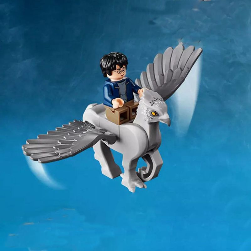 Harry Potter Hagrid’s Hut Buckbeak’s Rescue Playset Building Blocks With Hippogriff Figure