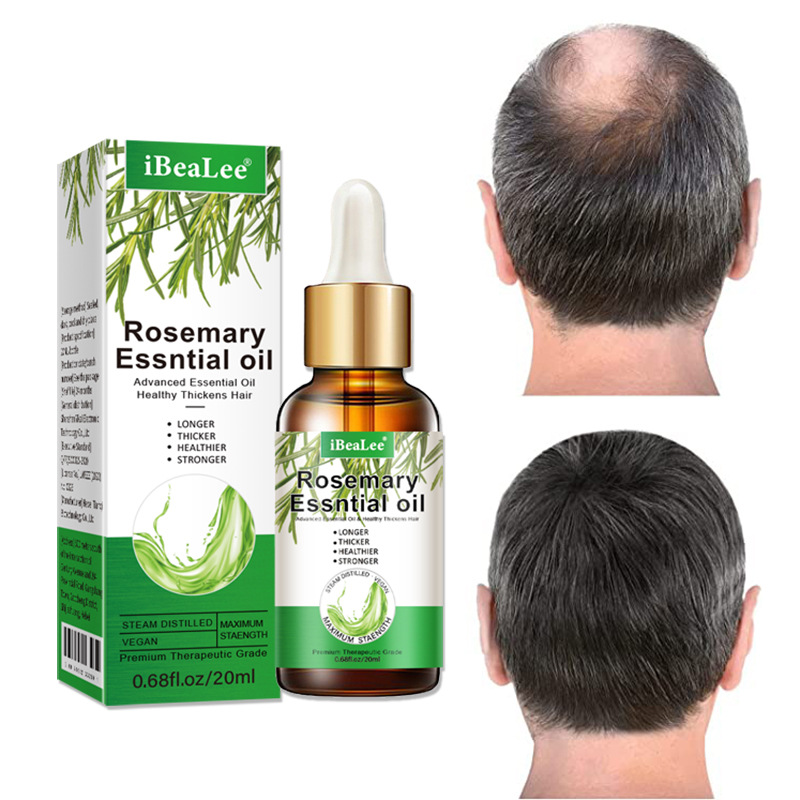 iBeaLee Rosemary Essential Oil for Hair Growth Reduce Hair Loss Hair Treatment Deeply Nourishing 20ml