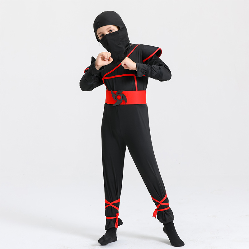 (110~120cm) Ninja Costumes Dragon Ninja Muscle Costume Ninja Fancy Dress Costume Halloween Gifts
