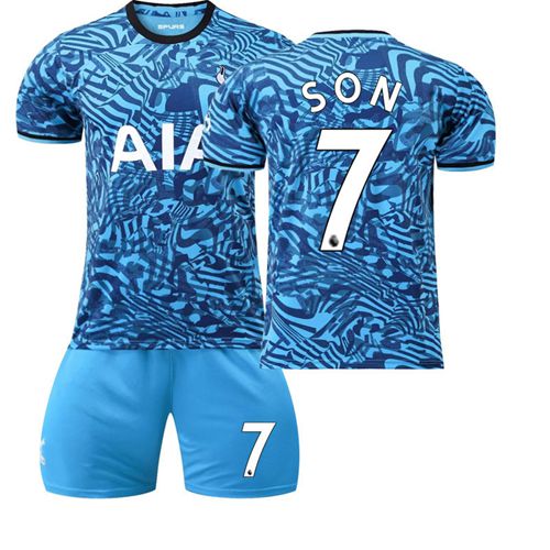 (Kids 16) Tottenham Hotspur Third Stadium Jersey 2022-2023 Team Soccer Jersey Football Kits for Kids Adults