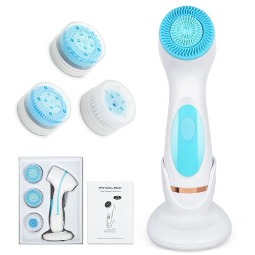 Facial Cleansing Brush Electric USB Charging Multi-Function Face Washing Instrument Silicone Face Brush Sonic Cleansing Brush