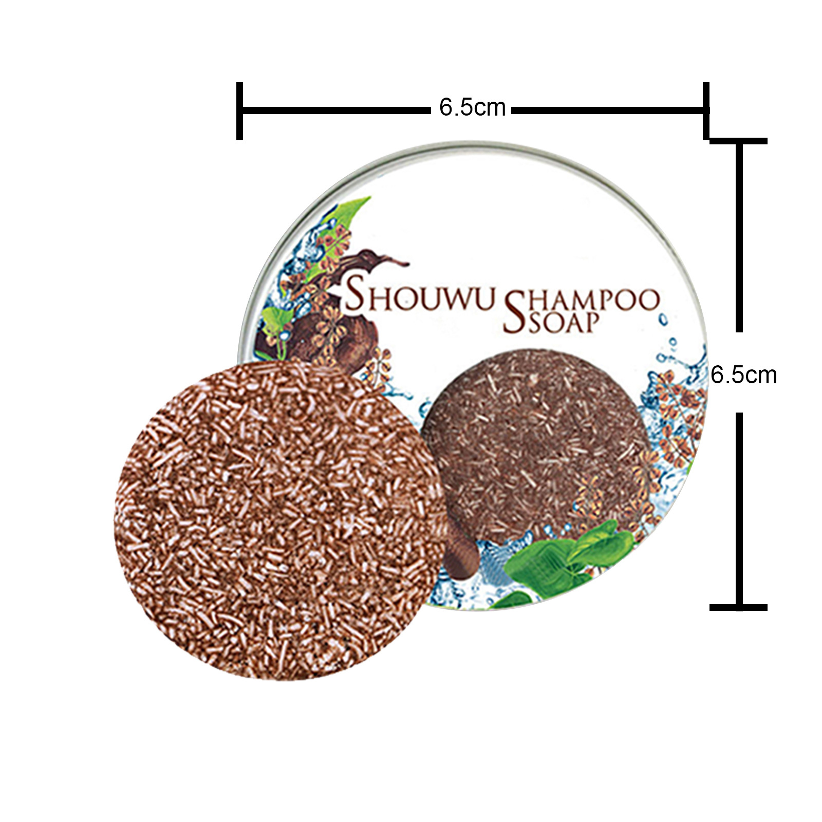Hair Shampoo Soap Darkening Shampoo Bar Polygonum Multiflorum Nourishing Hair Root Essential Oil Natural Plant Soap 60g