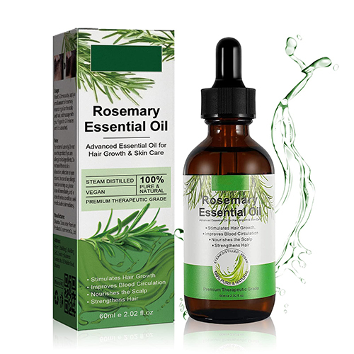 Rosemary Oil for Hair Growth 60ml Improve Hair Loss and Nourishes Scalp Natural Hair Growth Oil Promotes Hair for Men Women
