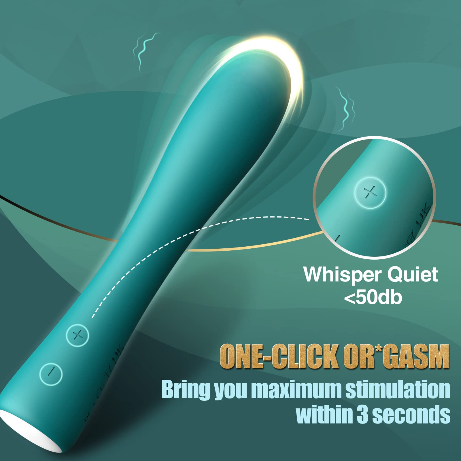 G-Spot Vibrator for Women Sex Toys Dildo Clitoral Vibrators 11 Powerful Vibrations and Bendable Head for Precision Stimulation Adult Toy for Couples