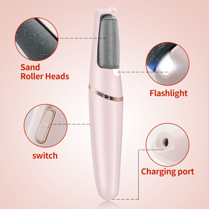 Foot Exfoliation and Callus Removal Tool Rechargeable Electric Foot File