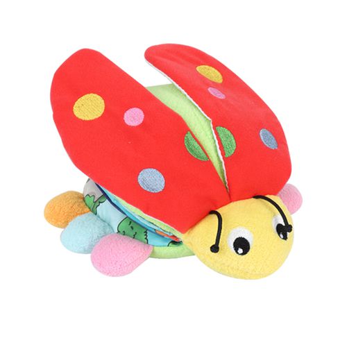 Creative 3D Cloth Book Ladybug Early Learning Toy for Infants