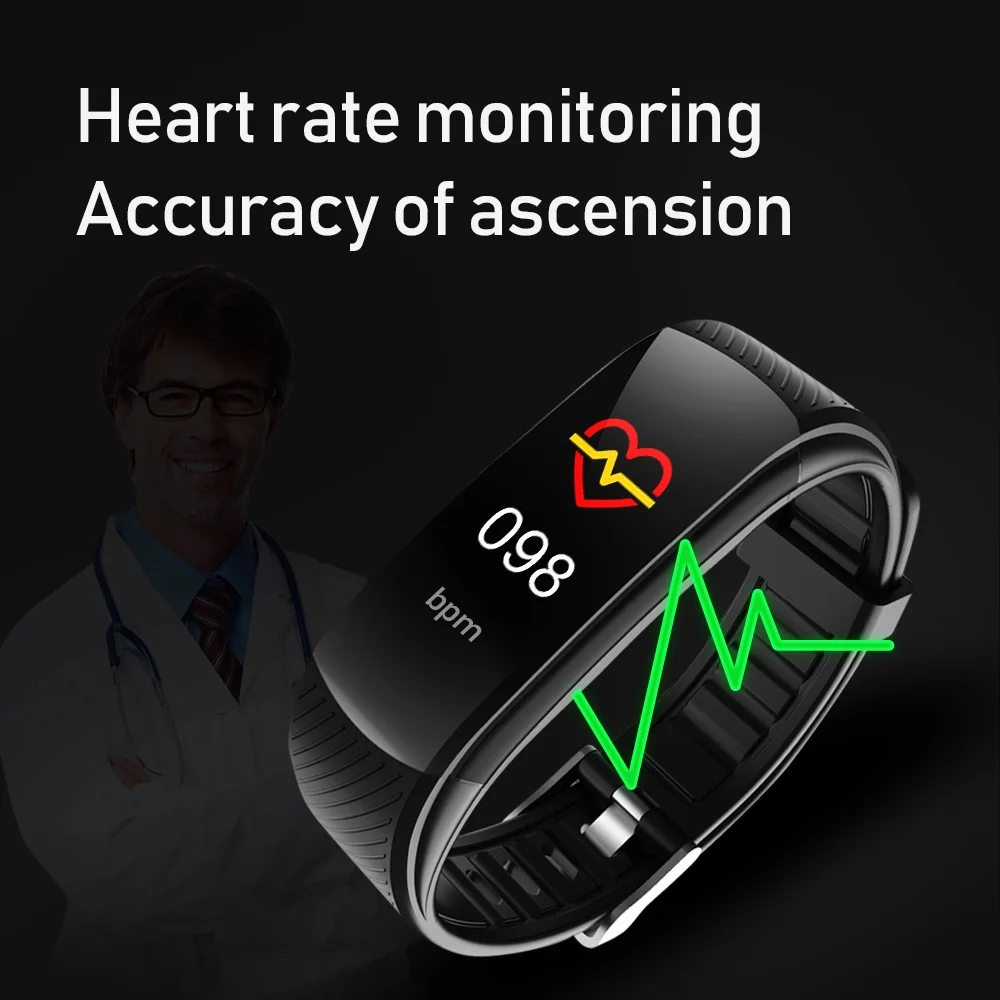 Smart Wristband Fitness Tracker Bracelet Fit Men Women Kid Smartwatch Sport Waterproof Connected Heart Rate Smart Watch Band