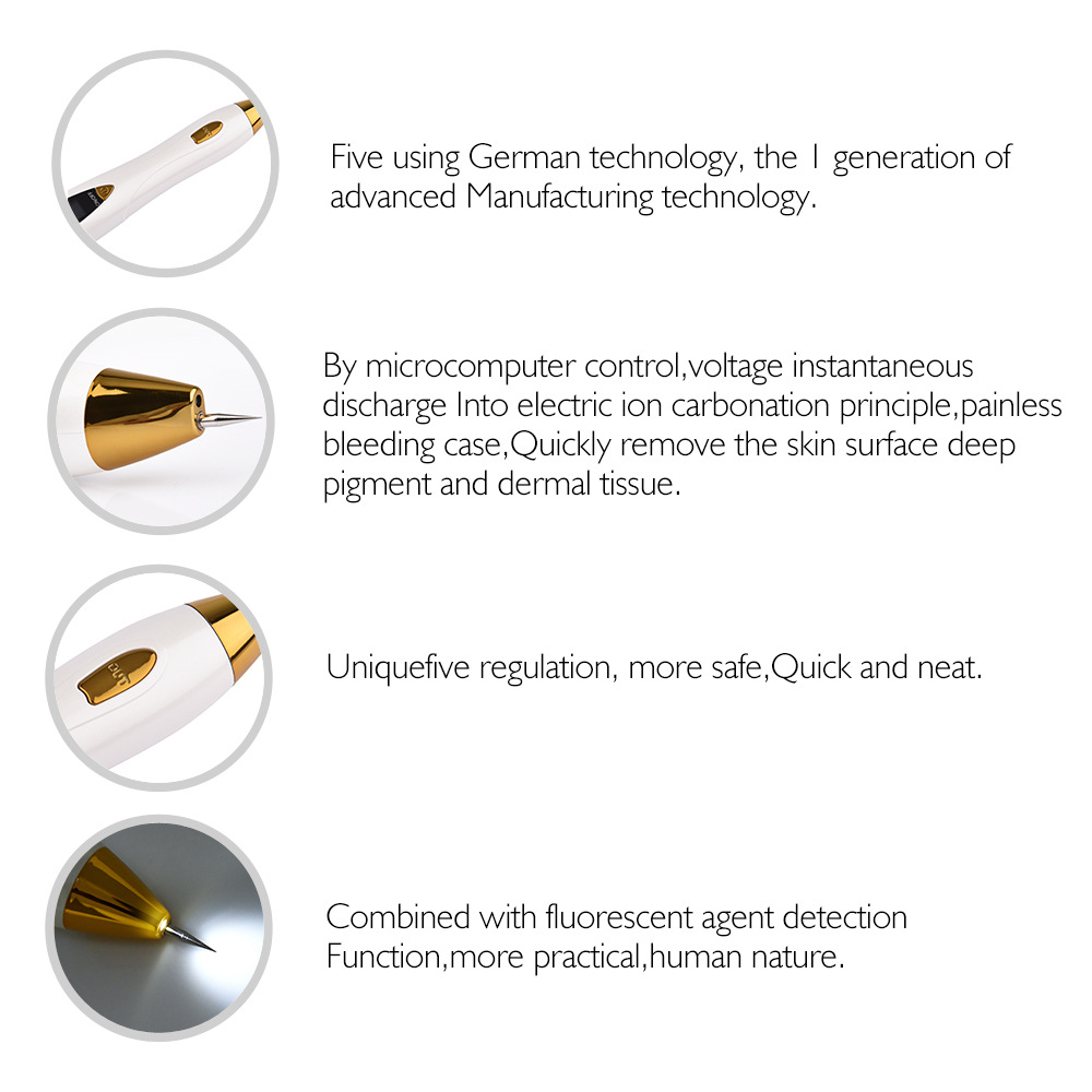 Min Freckle Mole Removal Pen Portable Removal Sweep Spot Wart Corn Dark Remover Skin Laser Plasma Pen Mole Tattoo Skin Care Salon Beauty Tools