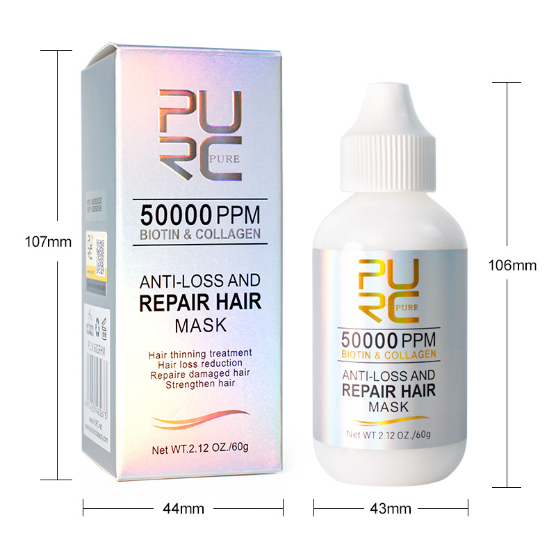 PURC Hair Mask Professional Hair Loss Treatment Cream Collagen Keratin Straightening Dry Repair Damaged Smoothing Nourishing Magic Hair Care Masks