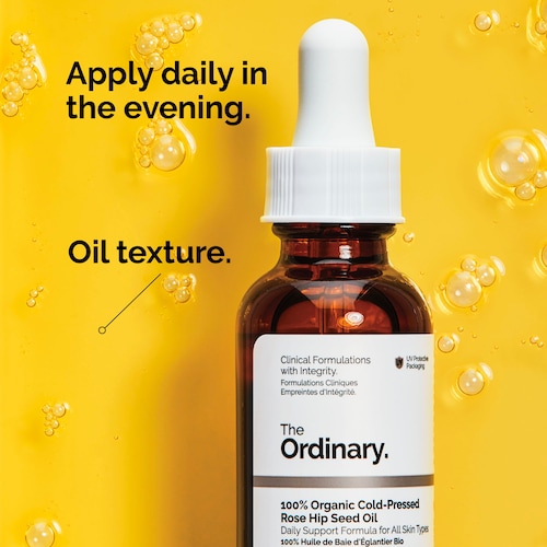 The Ordinary 100 Percent Organic Cold Pressed Rose Hip Seed Oil 30ml