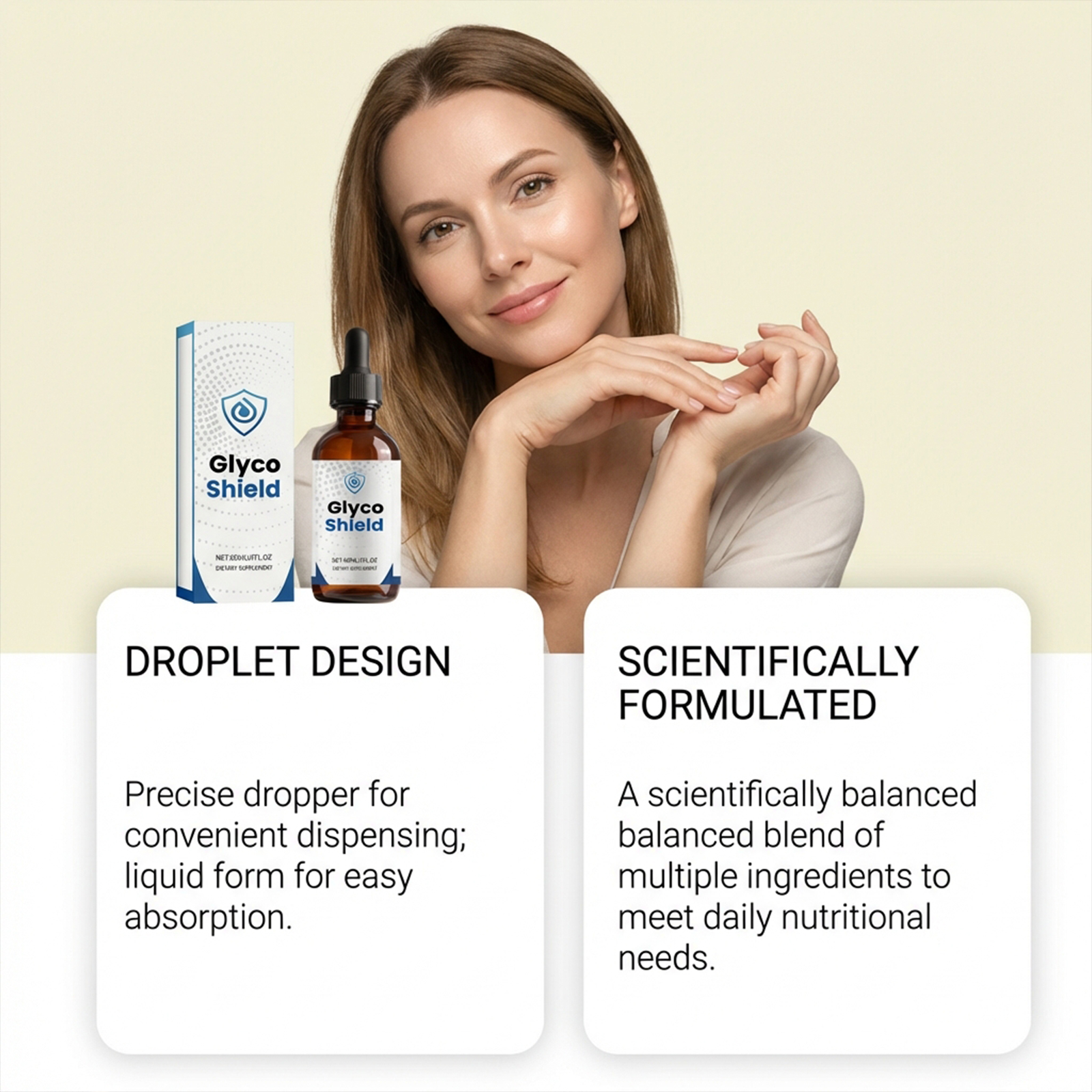 Dietary Supplement Body Care Drops - Daily Vitality & Wellness Support, Gentle Multi-Effect Dietary Supplement Drops for Enhanced Body Function ﻿