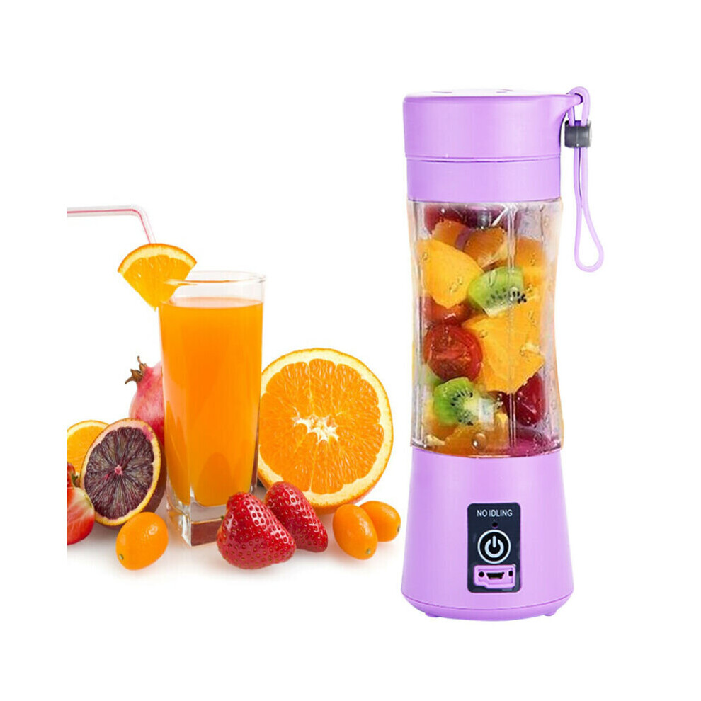 380ml USB Electric Fruit Juicer Smoothie Maker Blender Shaker Bottle