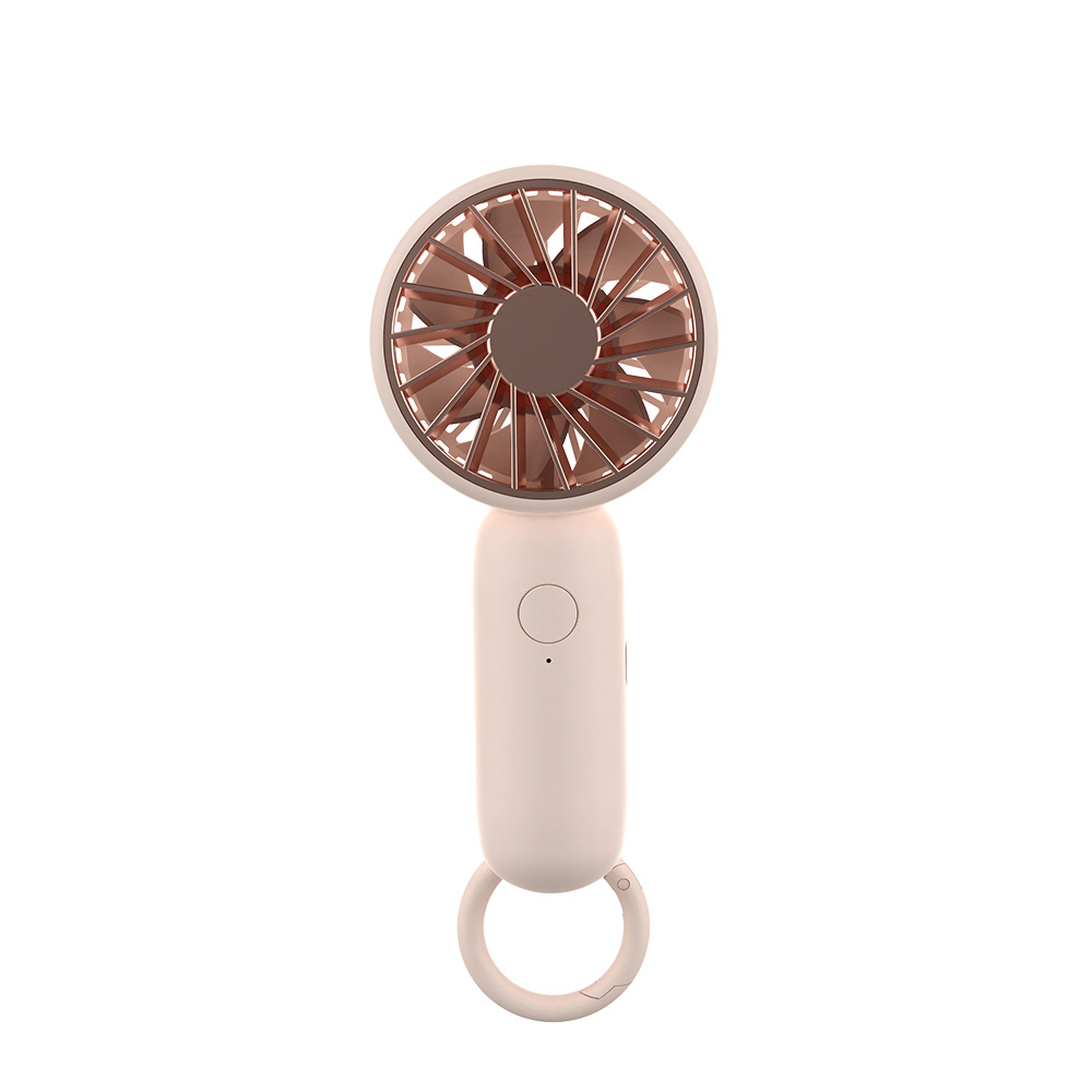 (Pink) Outdoor Pocket Fan Handheld Air Cooler Mini USB Charging Portable Summer Cooling Small Personal Cool Fans for Office Desktop