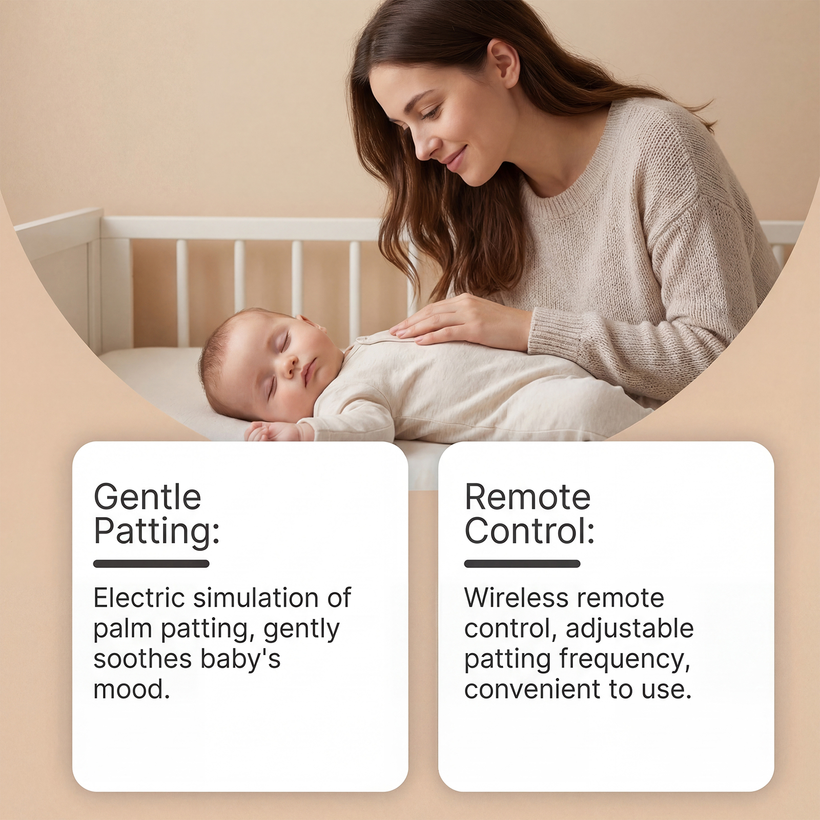 (Pink) Newborn Baby Sleep Aid Palm Pillow Baby Soothing Palm Baby Sleep Aid Baby Calming Sleep Remote Control Toddler Palm Pillow