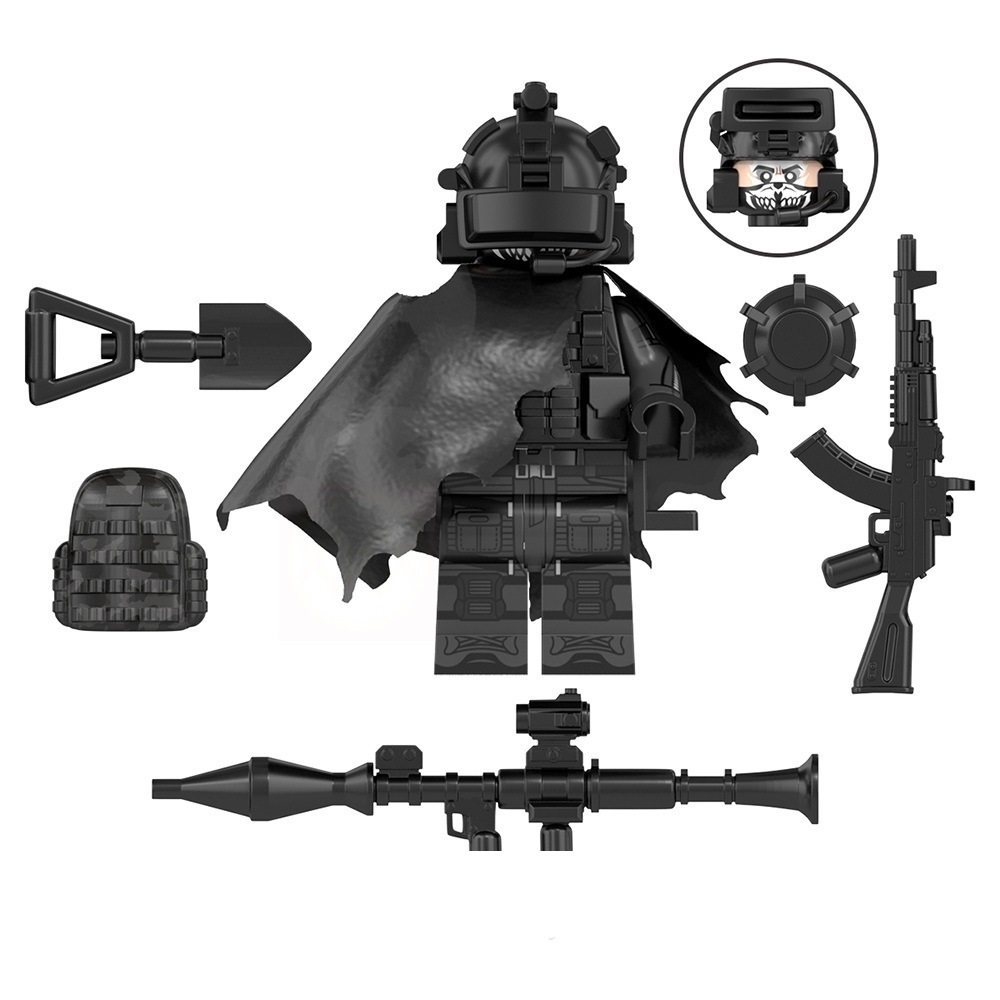 (8 Pcs Soldiers) Special Operations Forces Mini figures Toys Soldiers Building Blocks with Helmets and Weapons Easter Gifts for Kids Fit Lego