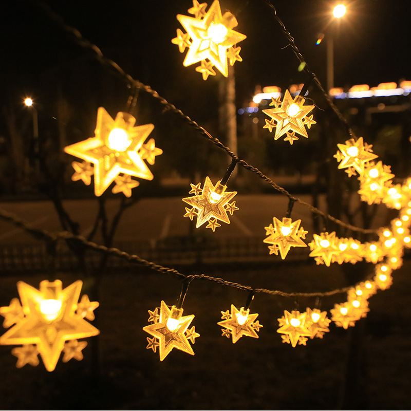 (moon RGB) 200 Leds Solar Fairy Lights for Garden Decorations Outdoor Christmas String Lights for Yard Decor Waterproof