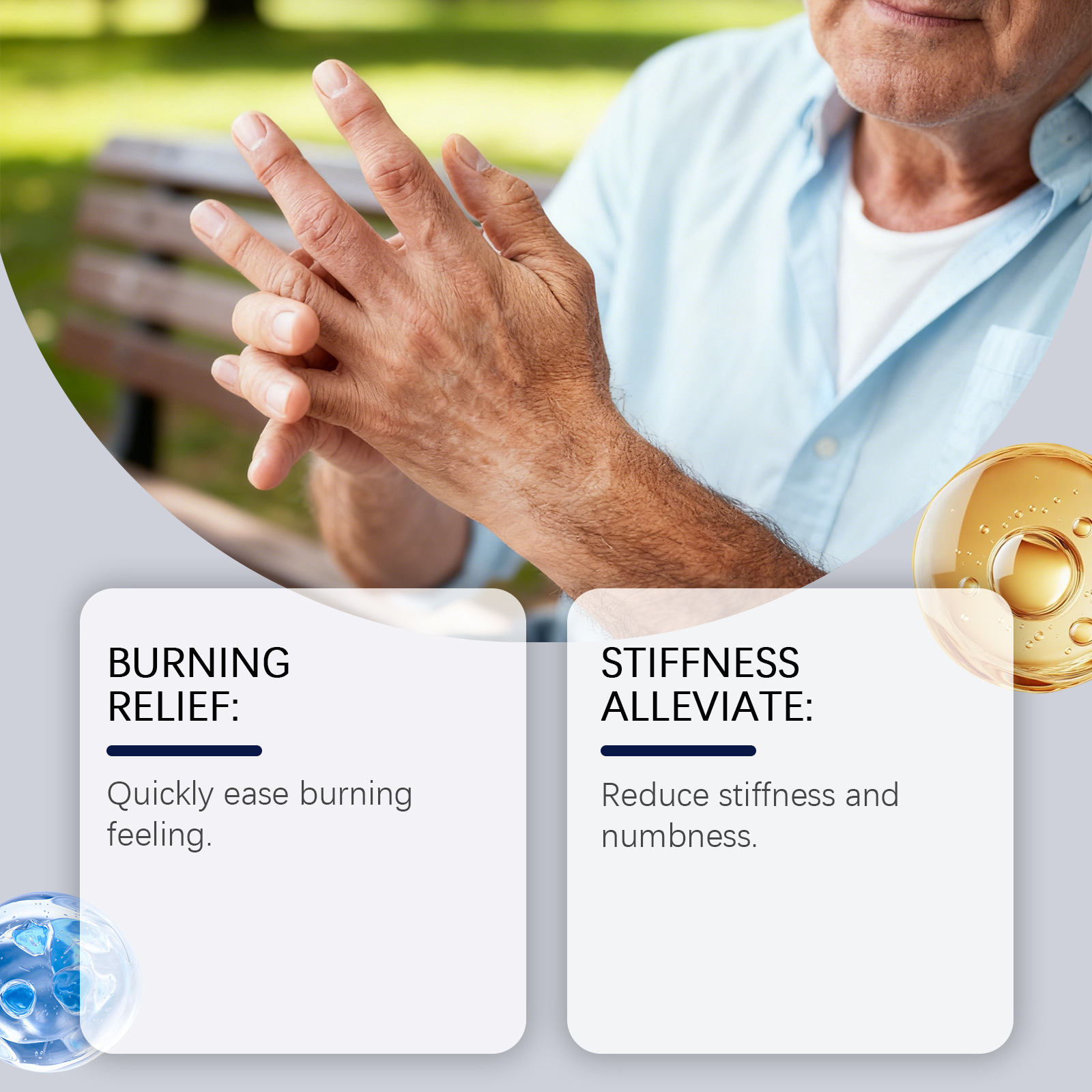 Body Care Drops For Moisturizing Soothing Joint Skin Daily Massage And External Comfort Application