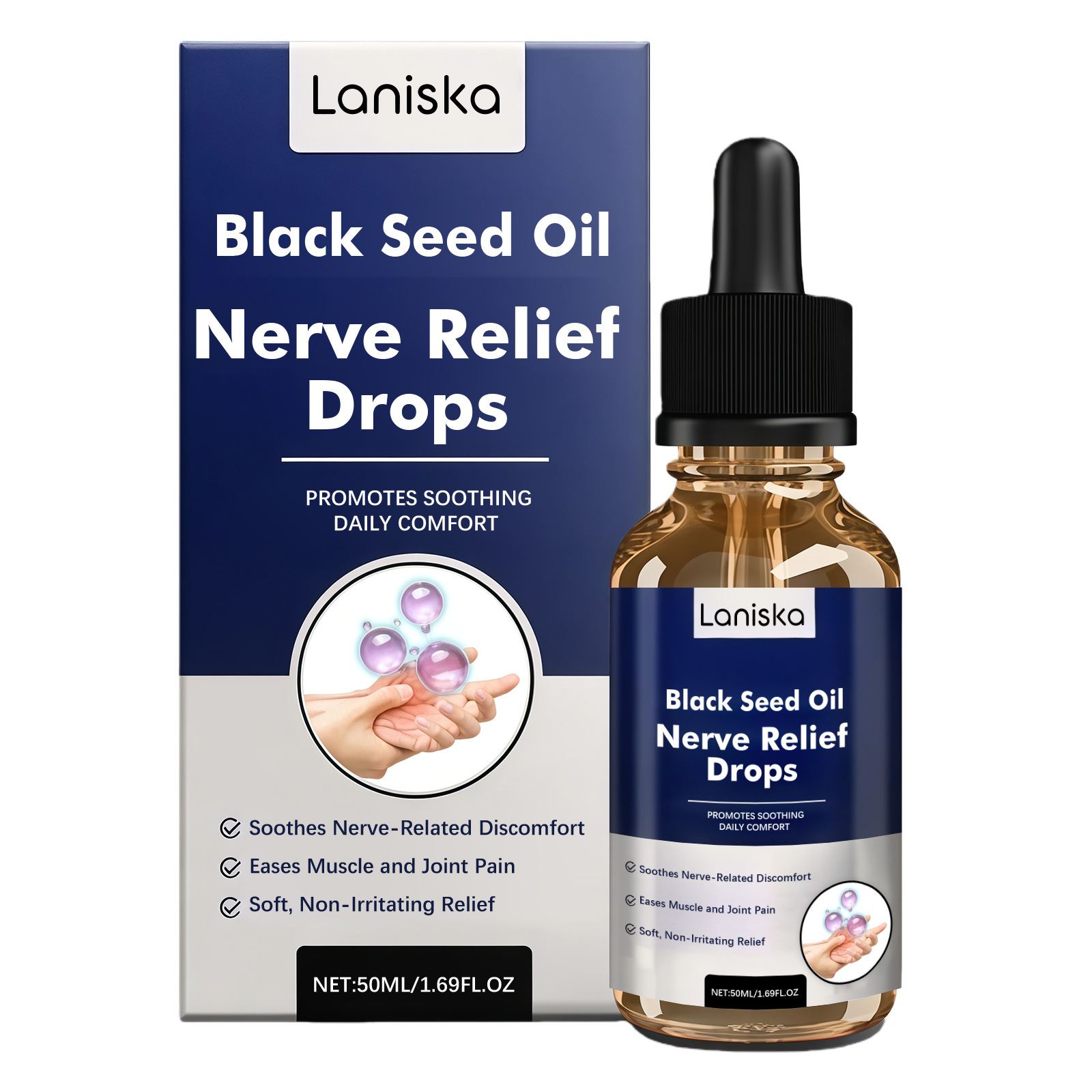 Body Care Drops For Moisturizing Soothing Joint Skin Daily Massage And External Comfort Application