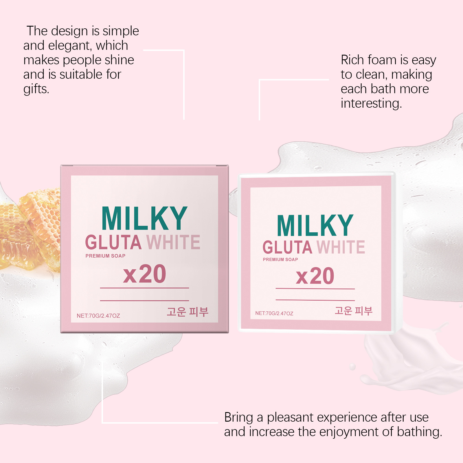 Milk Body Moisturizing Soap Gentle Cleansing Hydrating Nourishing For Soft Smooth Skin Daily Shower And Bath Care