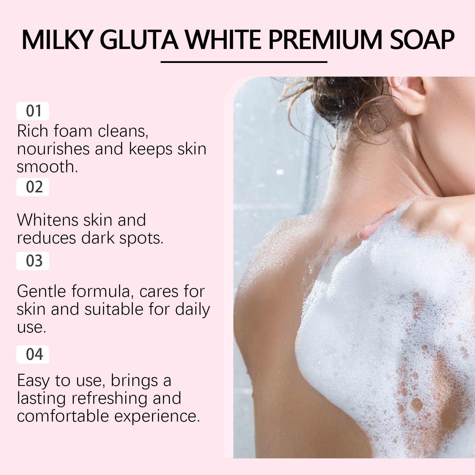 Milk Body Moisturizing Soap Gentle Cleansing Hydrating Nourishing For Soft Smooth Skin Daily Shower And Bath Care