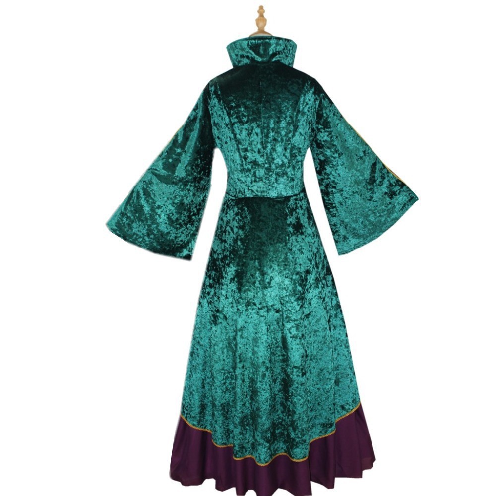 (110cm) Winifred Dress Hocus Pocus Cosplay Costume Halloween Medieval Performance Outfit