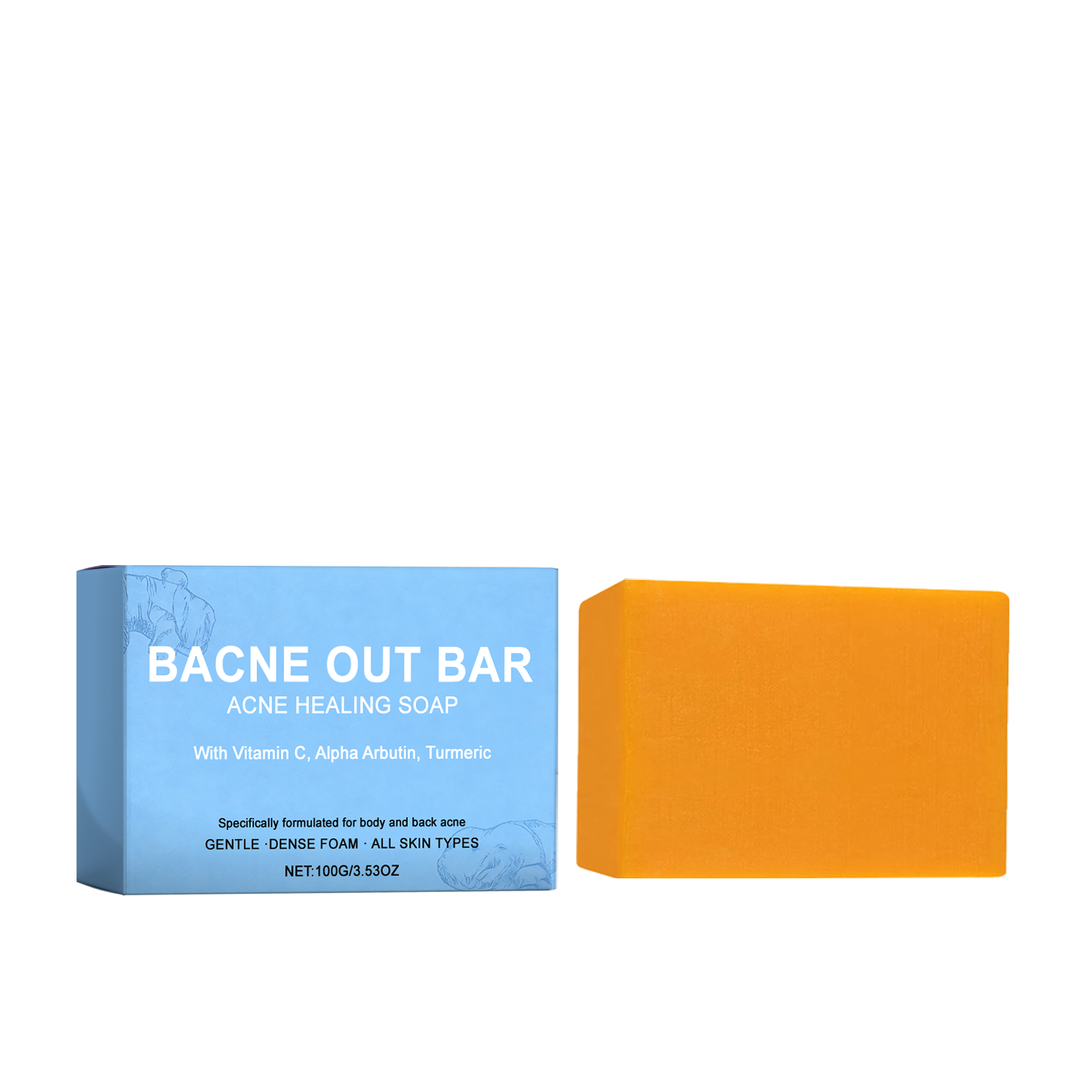 Body Soap Gentle Clean Skin Hydrate Soft Bright Gloss Purify Fresh Clear Bath Care