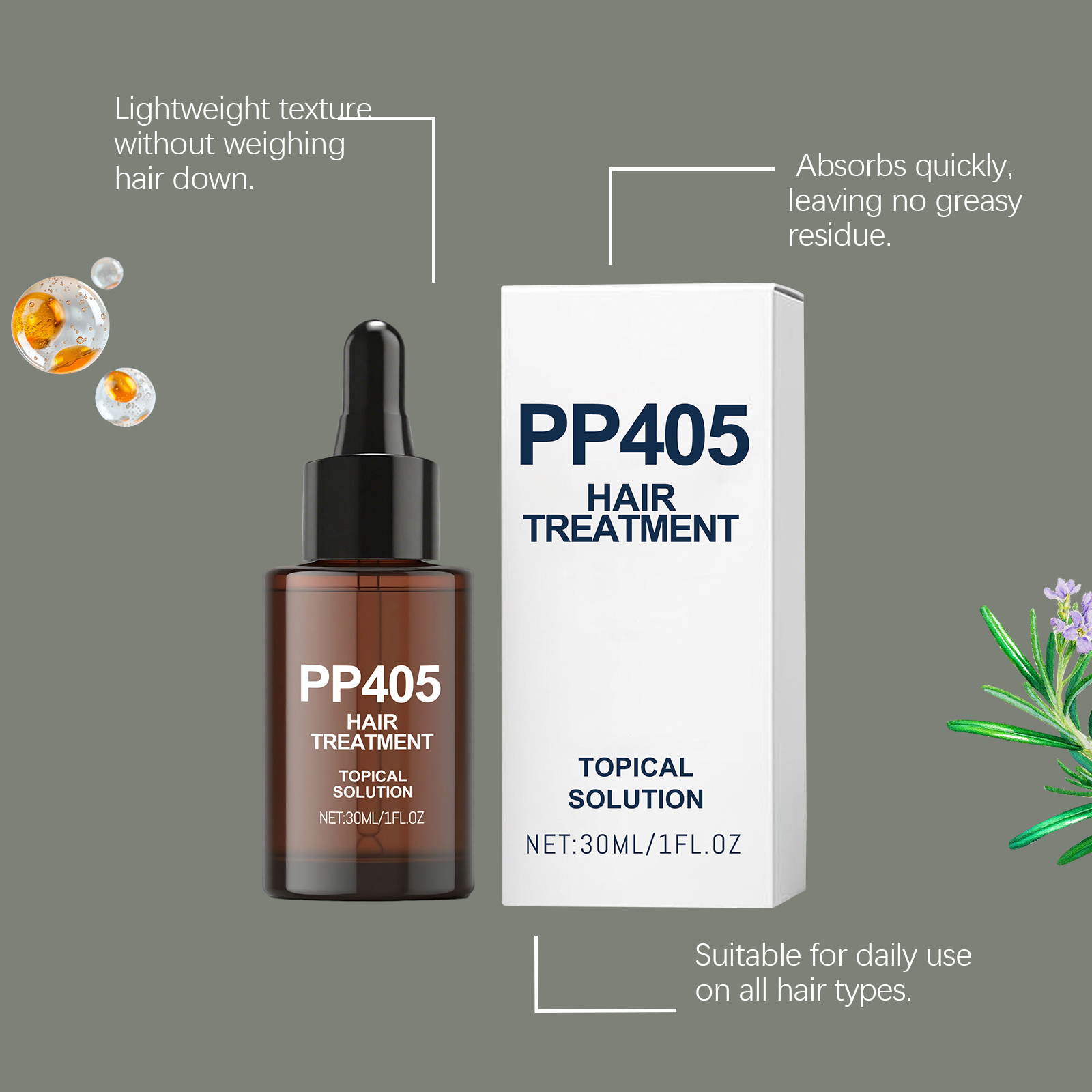 Moisturizing Nourishing Hair Essence Mild Nurturing Hydrating Silky Daily Hair Massage Care Liquid