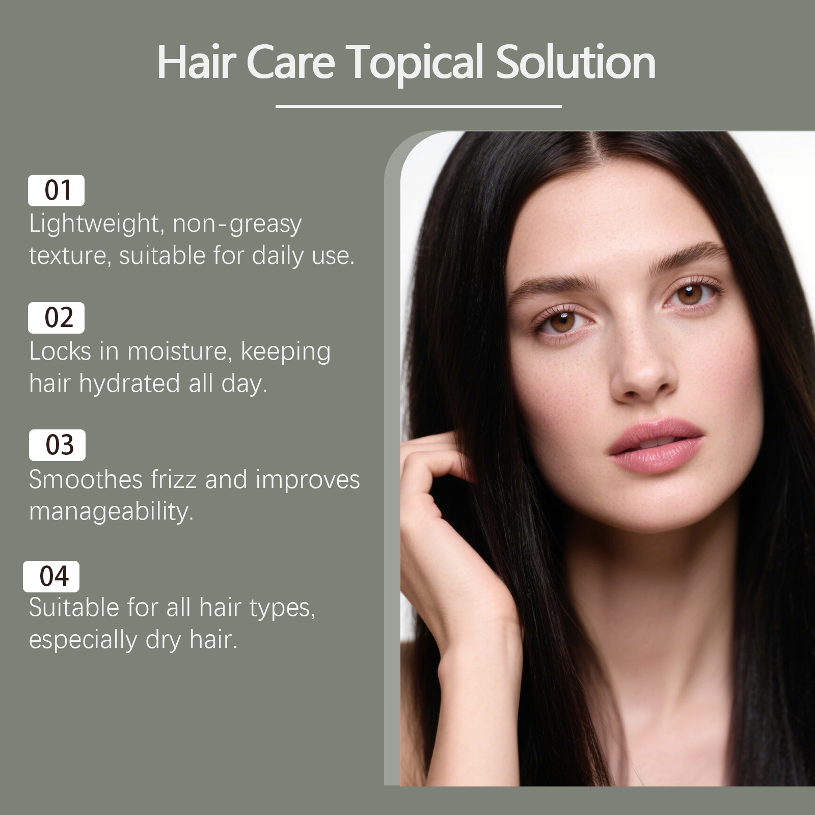 Moisturizing Nourishing Hair Essence Mild Nurturing Hydrating Silky Daily Hair Massage Care Liquid
