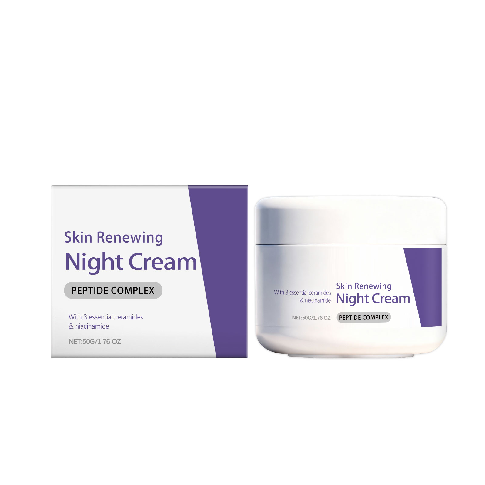 Night Facial Skin Care Cream Soft Hydrating Lightweight Fast Absorb Daily Moisturizer For Face Skin