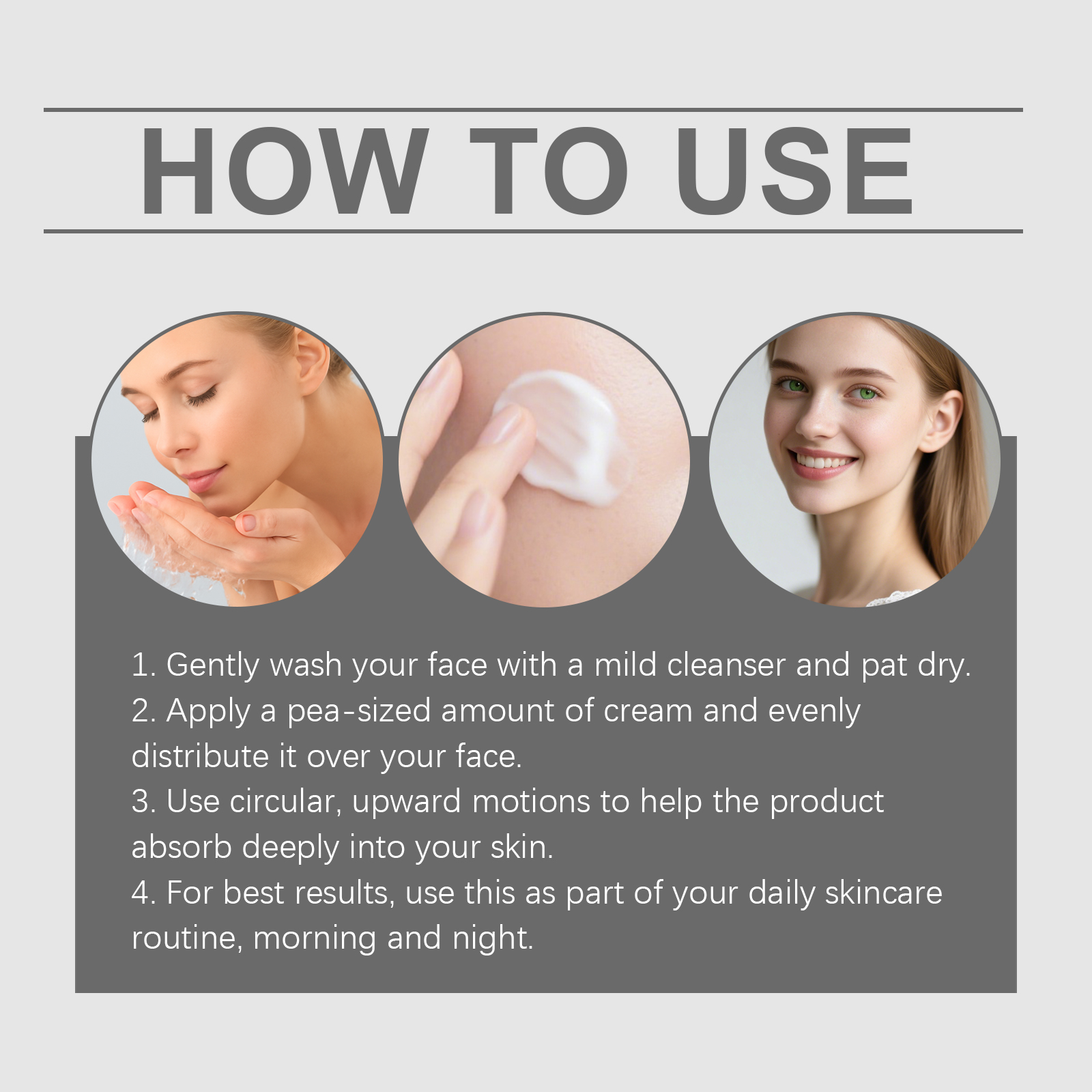 Night Facial Skin Care Cream Soft Hydrating Lightweight Fast Absorb Daily Moisturizer For Face Skin