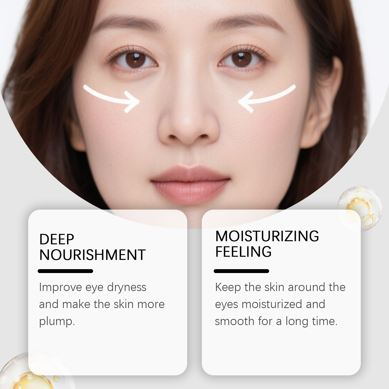 Eye Protection Spray With Lutein Fine Mist Non Irritating Non Smudging Moisturizing For Skin Around Eyes