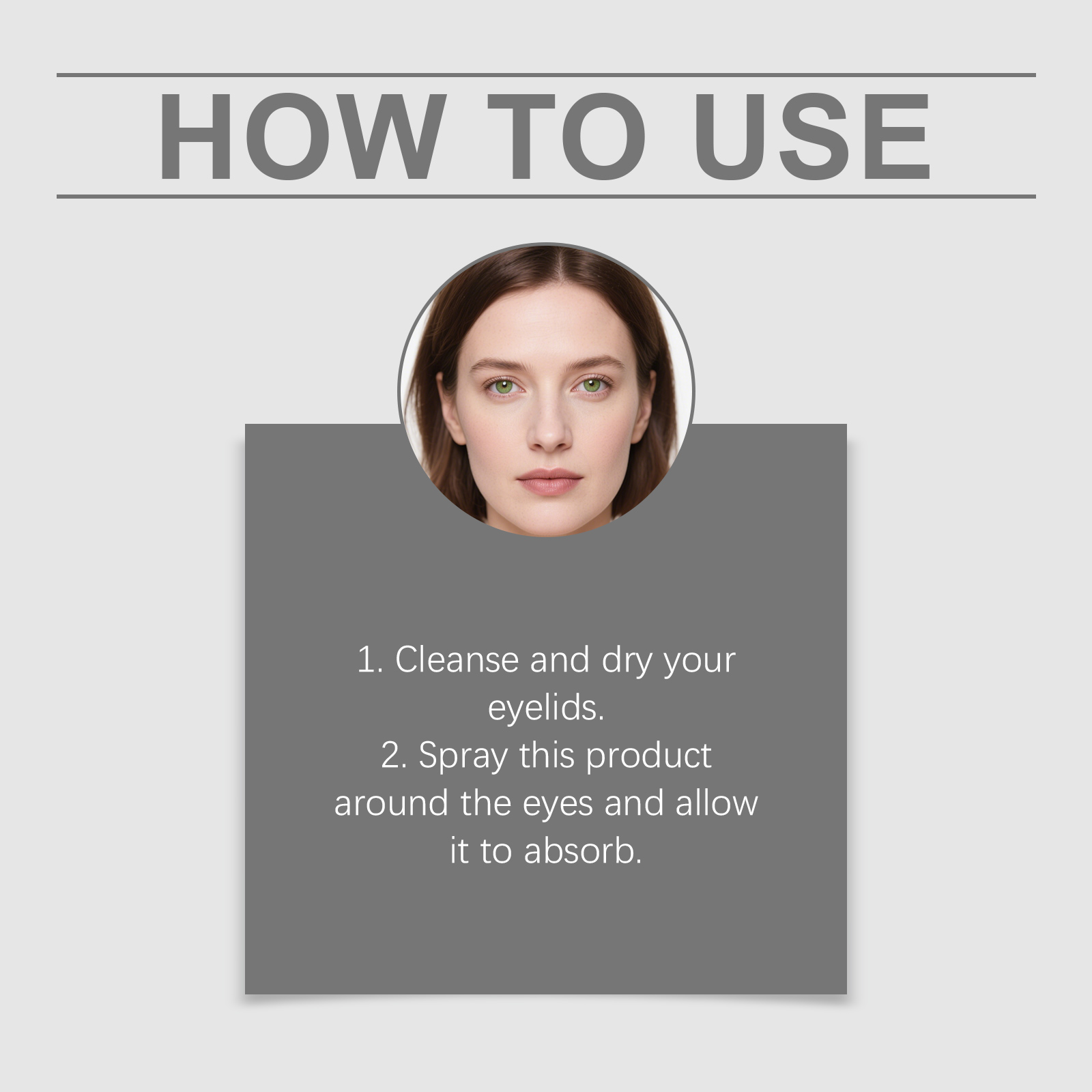 Eye Protection Spray With Lutein Fine Mist Non Irritating Non Smudging Moisturizing For Skin Around Eyes
