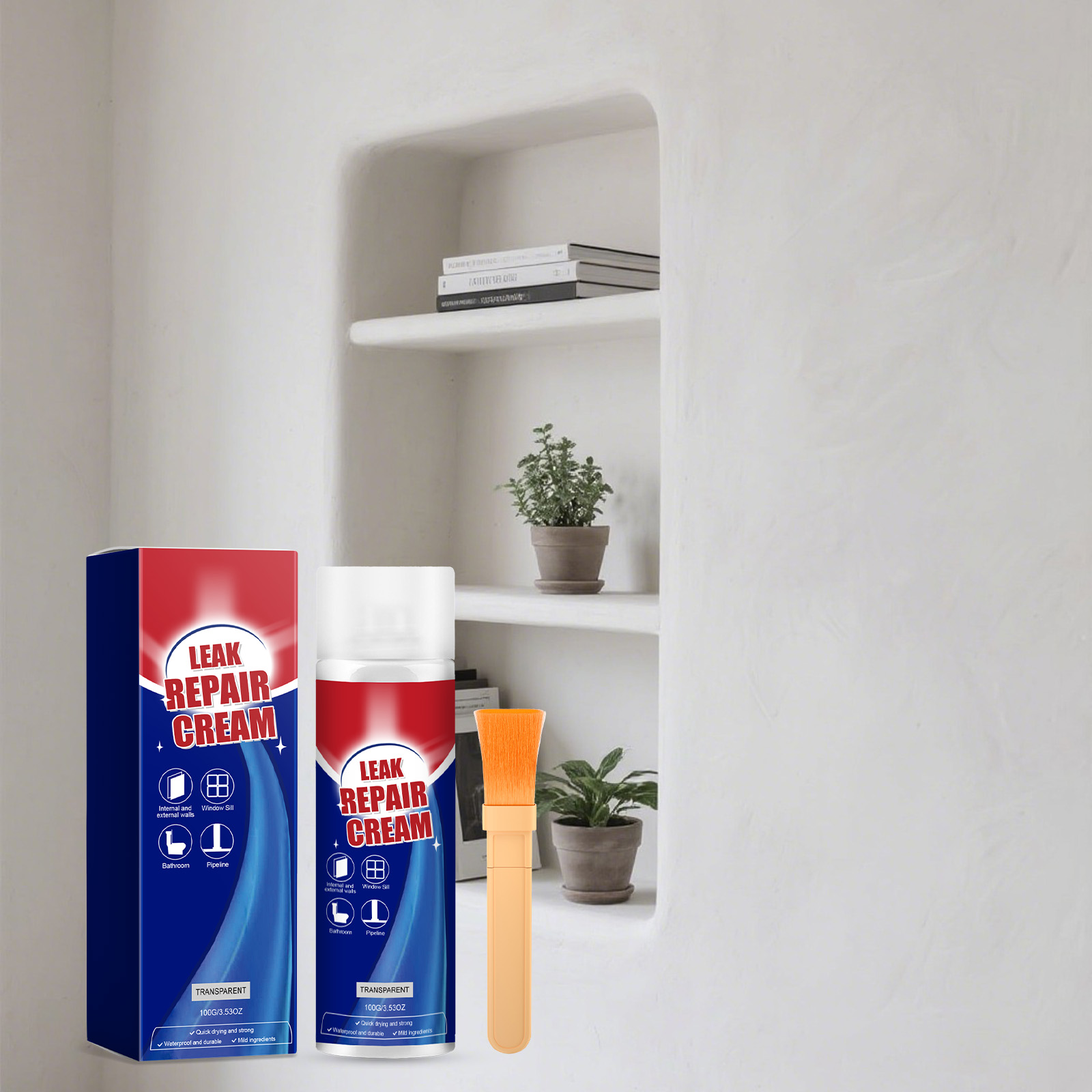 Leak Repair Glue Transparent Convenient Simple To Operate Daily Multi Scene Universal Multipurpose Adhesive Sealant Fast Handy Clear Waterproof