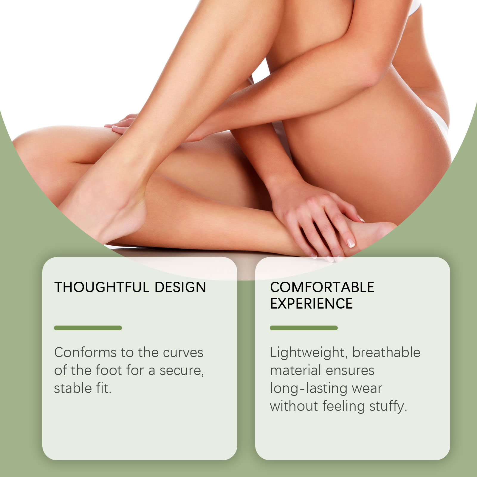 Body Care Foot Patch Daily Care Hydrating Massage Moist Smooth Mild Soft Skin Friendly Foot Skin