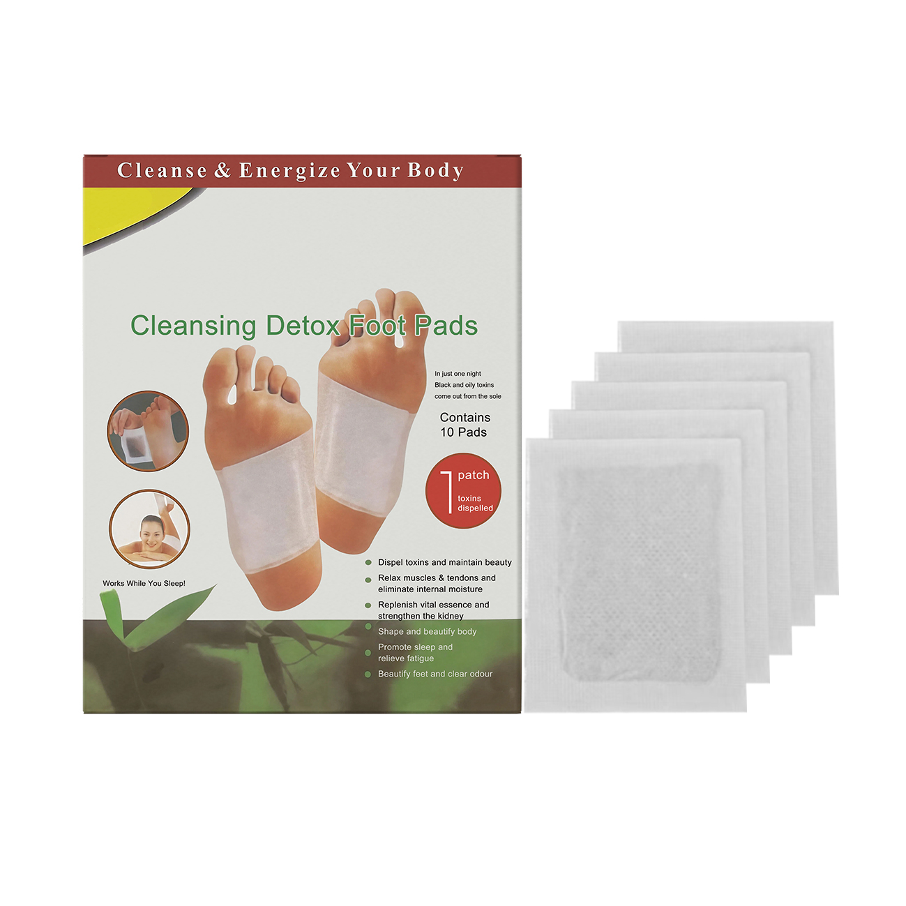 Body Care Foot Patch Daily Care Hydrating Massage Moist Smooth Mild Soft Skin Friendly Foot Skin