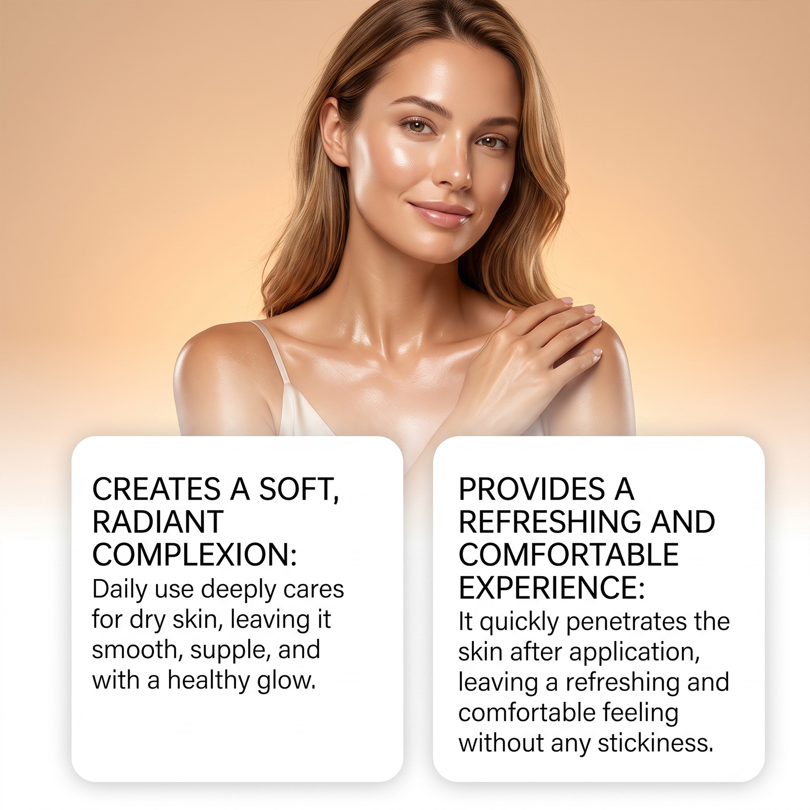Brightening Body Care Oil Silky Smooth Hydrating Refreshing Moisturizing Gentle Skin Daily Massage Lotion