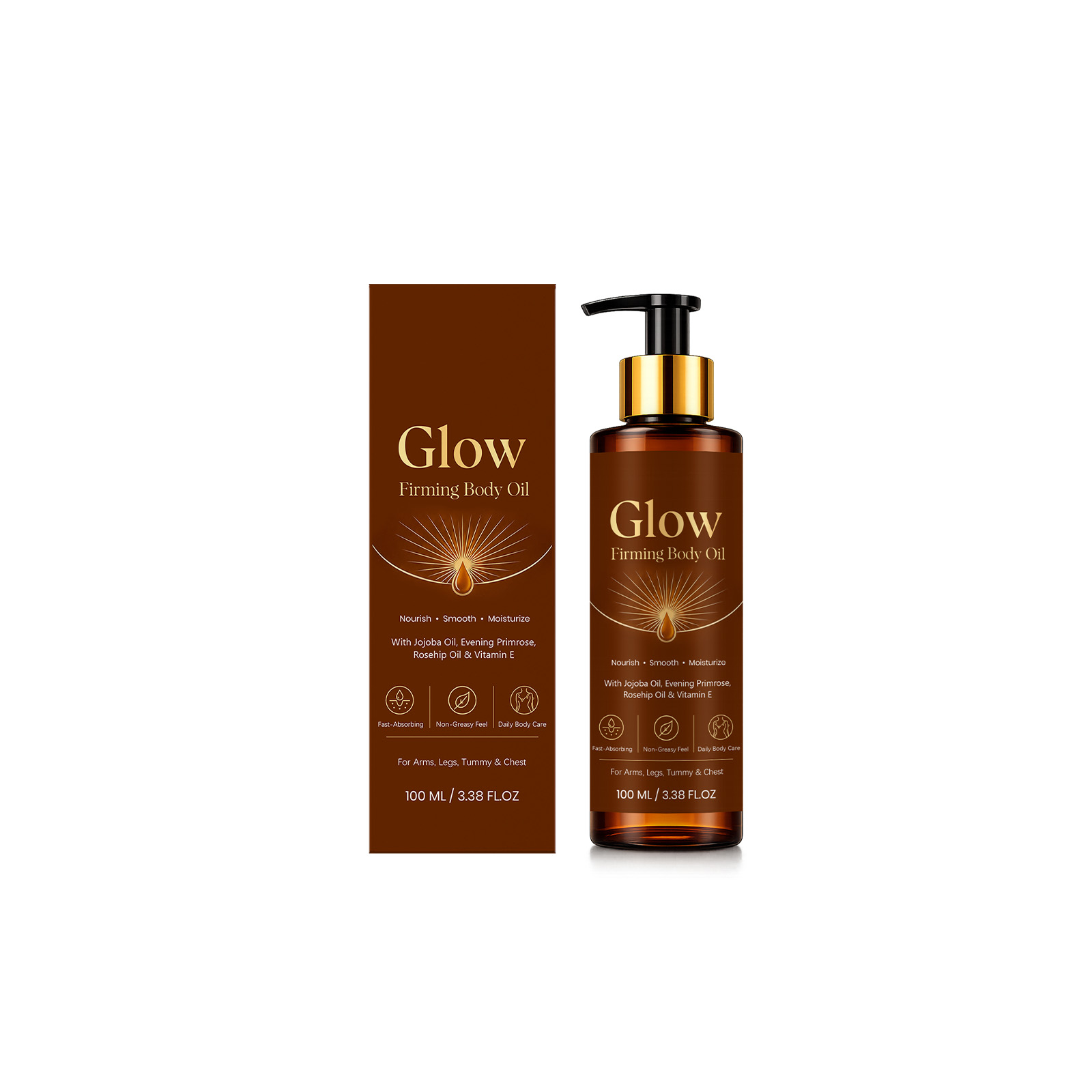 Brightening Body Care Oil Silky Smooth Hydrating Refreshing Moisturizing Gentle Skin Daily Massage Lotion