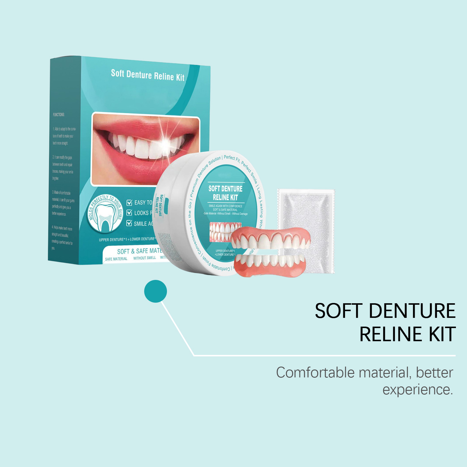 Cosmetic Teeth Veneer Set Modify Neat Comfortable Beautiful Repair Tooth Fill Gap