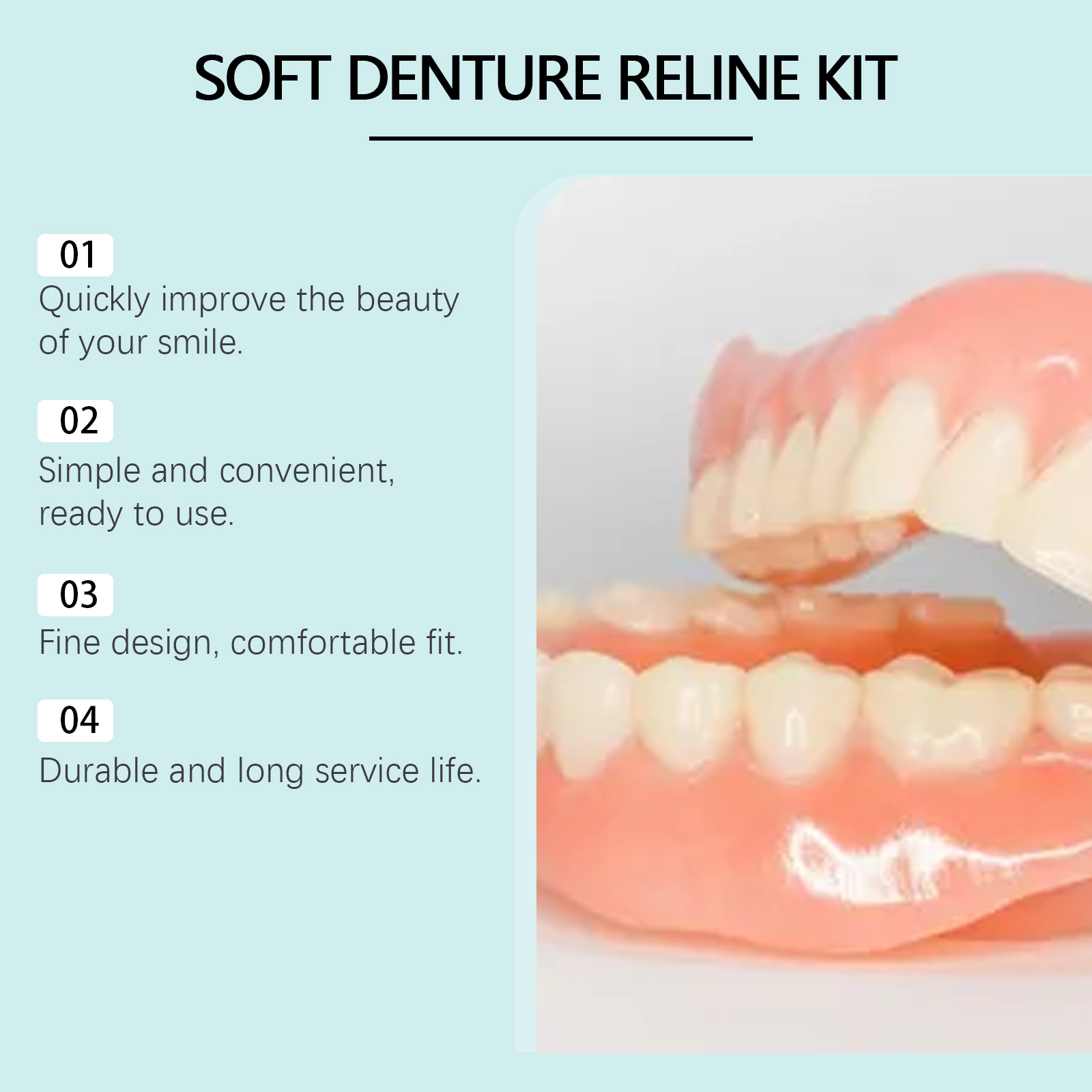 Cosmetic Teeth Veneer Set Modify Neat Comfortable Beautiful Repair Tooth Fill Gap