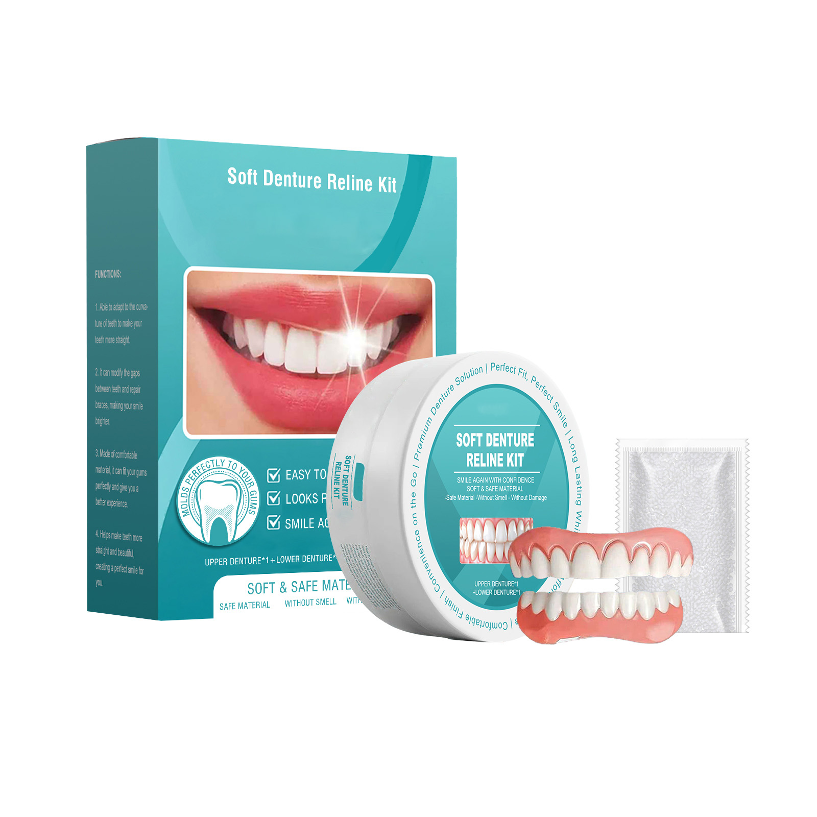 Cosmetic Teeth Veneer Set Modify Neat Comfortable Beautiful Repair Tooth Fill Gap