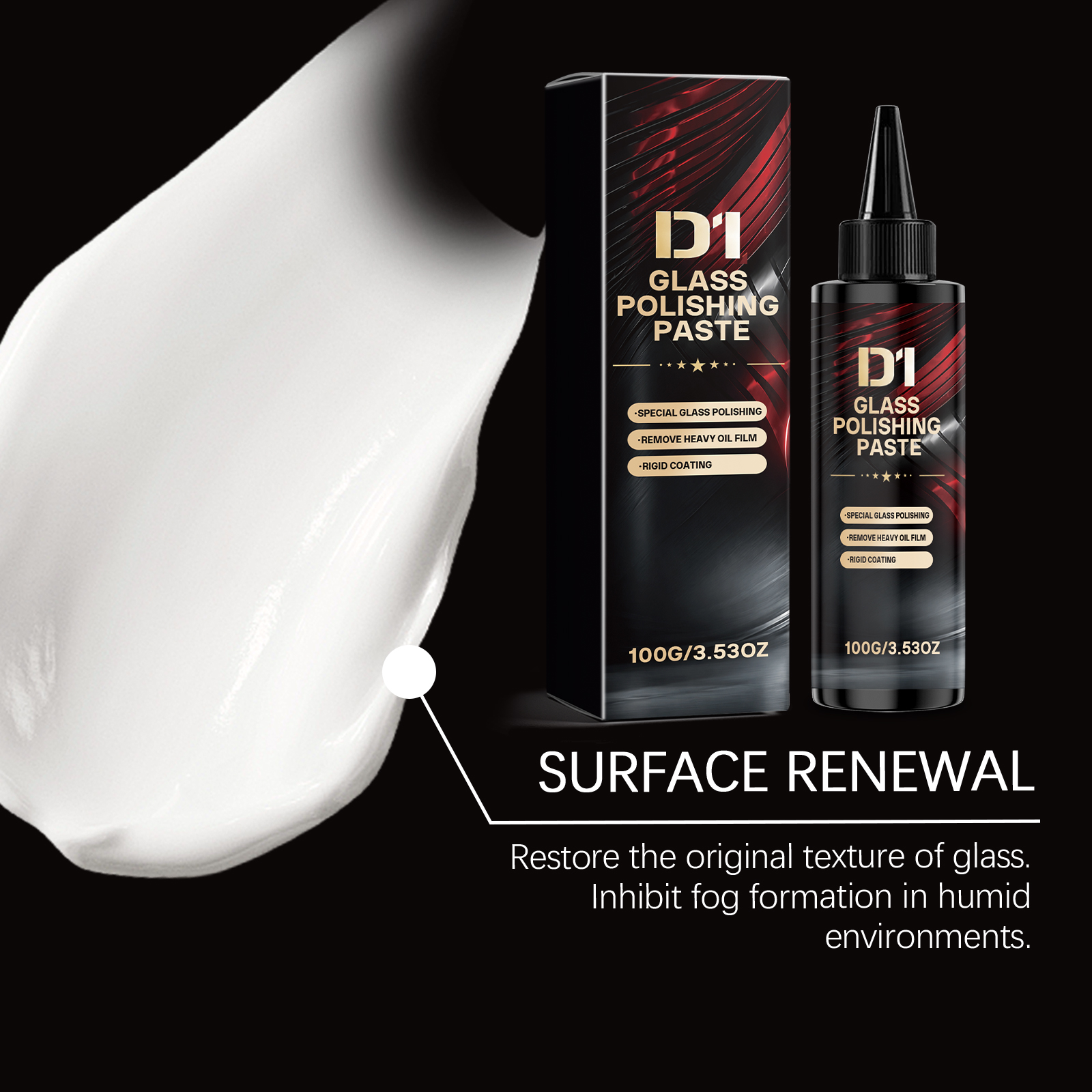 Auto Glass Polishing Liquid Cleaning Window Stains Renovating Brightening Maintenance Clear Vision Care Liquid