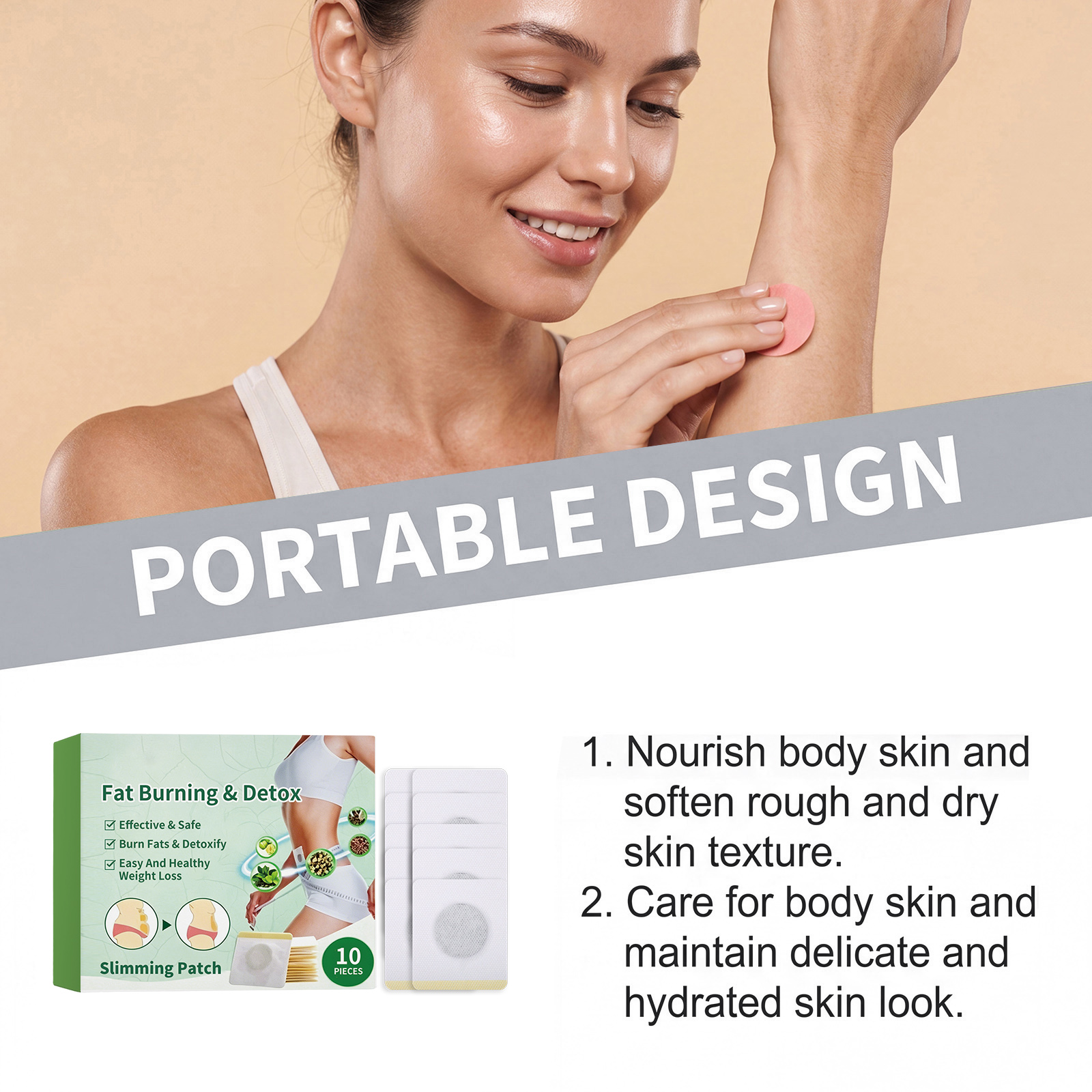 Metabolic Care Patch Gentle Body Nourish Daily Physical Conditioning Skin Health Maintenance